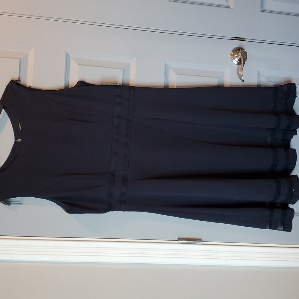 Beautiful Navy Dress with lace hem. Size 18